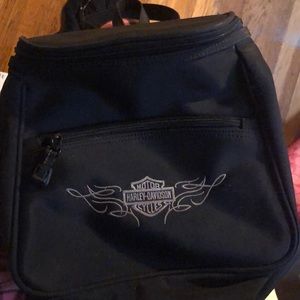 Super cute Harley Davidson matte black backpack!!